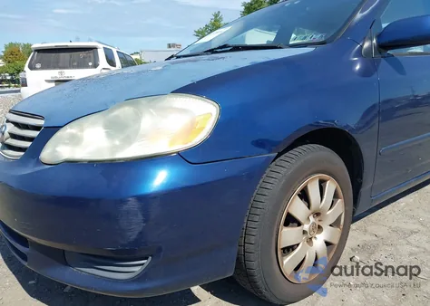 2003 Toyota Corolla Le из США, поврежденный, VIN 2T1BR32E23C030720